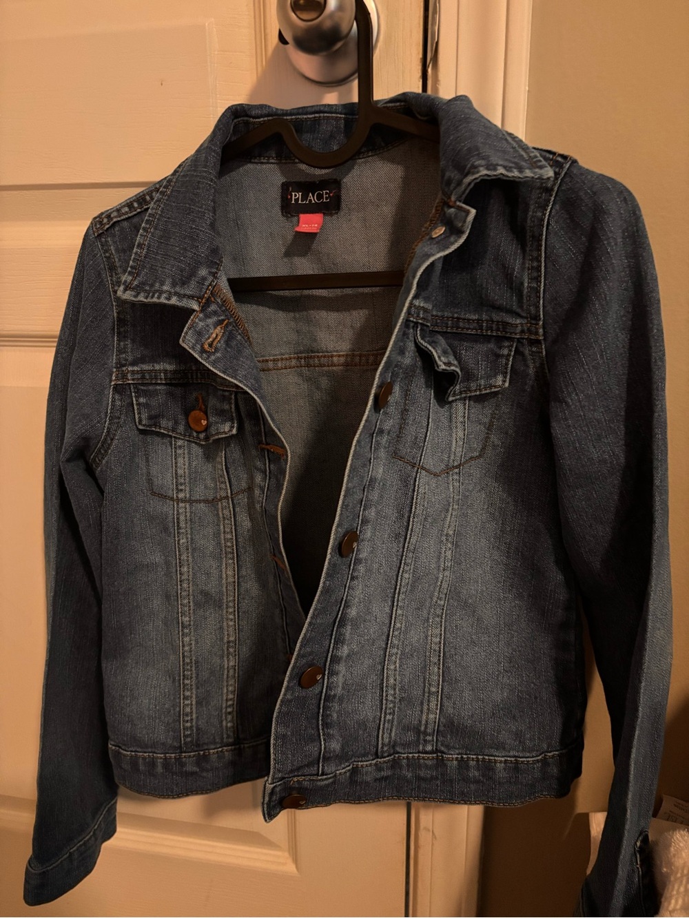 The Children's Place Medium Blue Denim Shirt Jacket